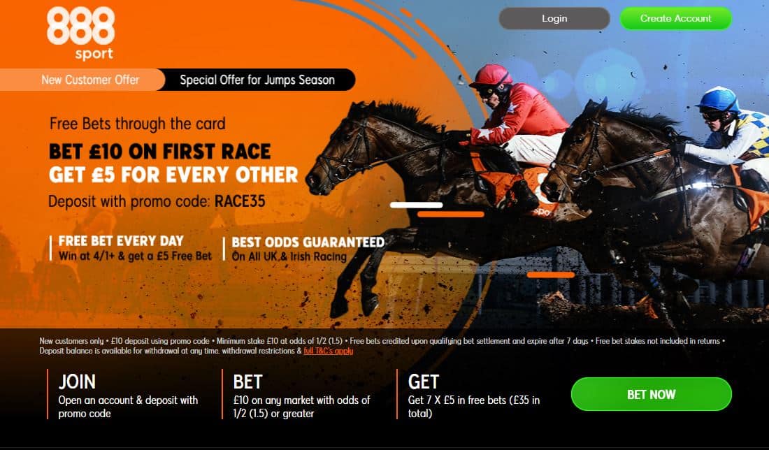 888Sport free bets