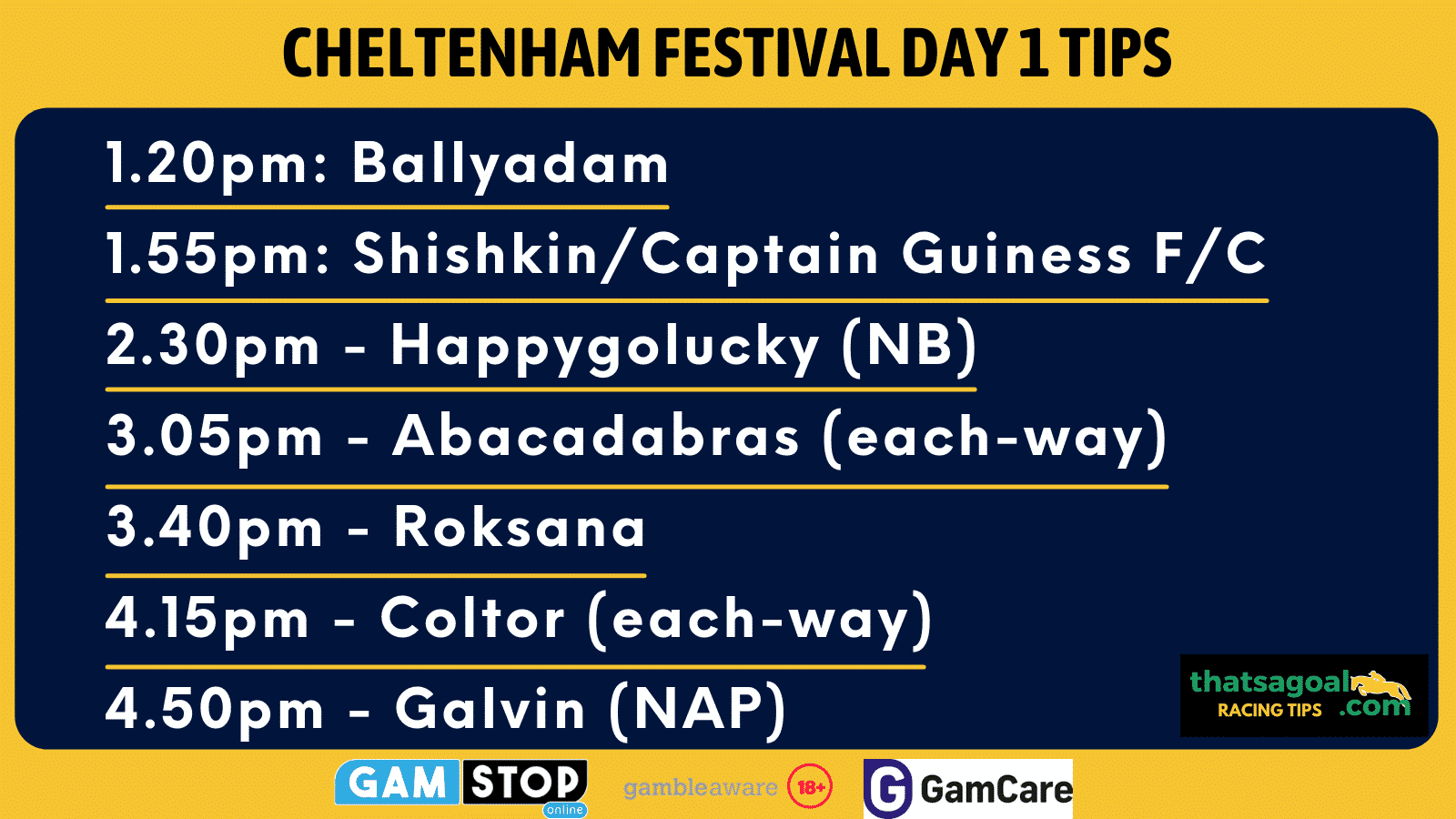 Cheltenham Day 1 tips