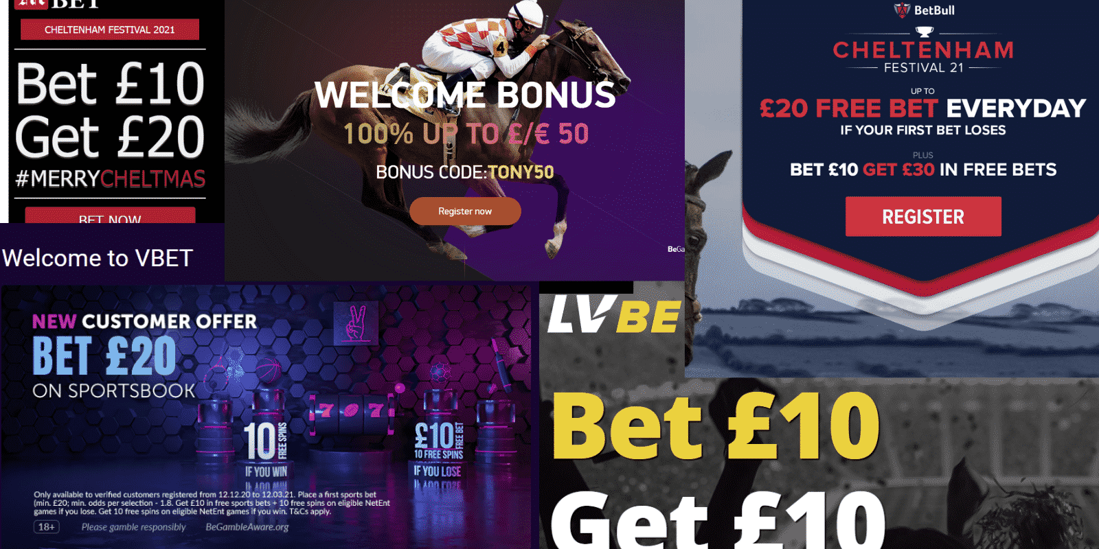 Brand New Bookies with Cheltenham Sign-up Offers & Free Bets 2022