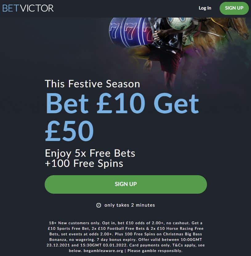 Bet Victor free bets