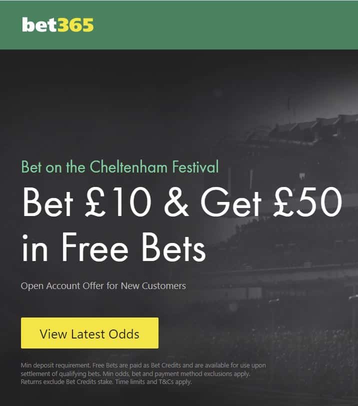 bet365 Cheltenham offer