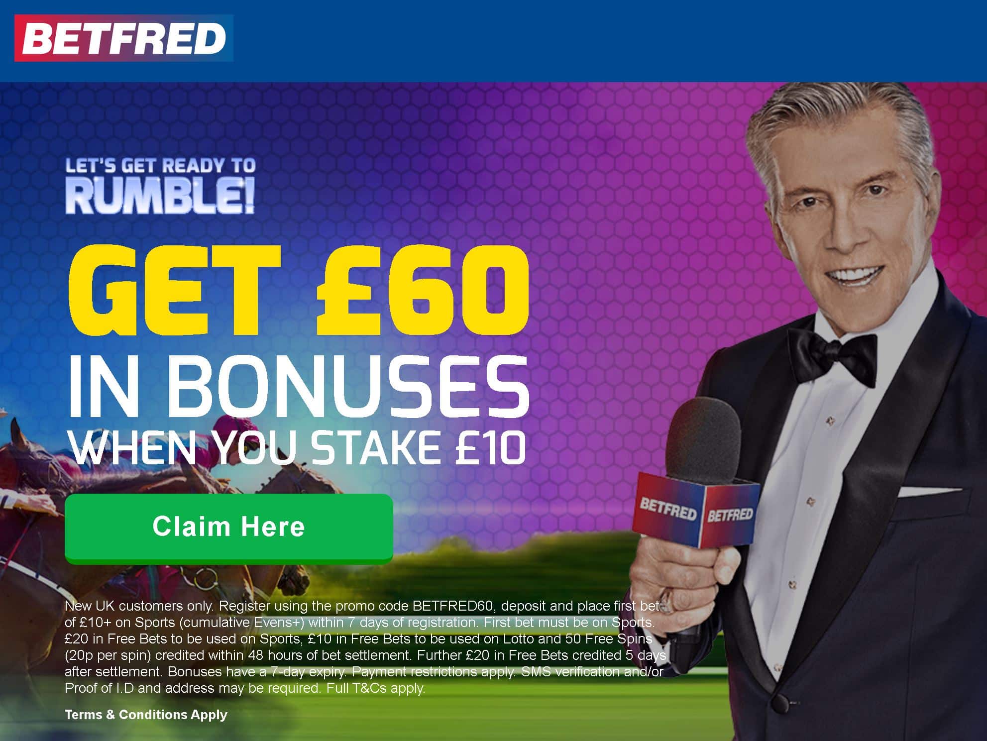 Betfred sign-up offer Cheltenham