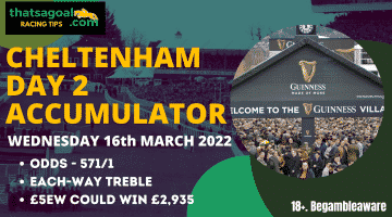 Cheltenham day 2 accumulator tip