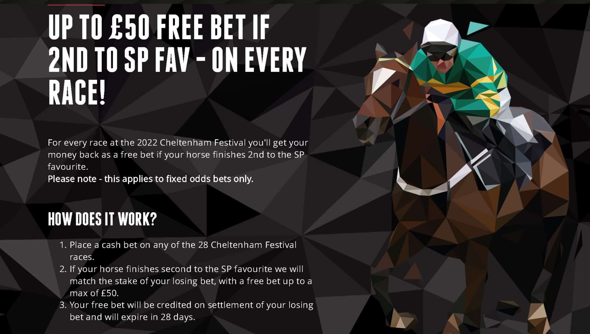 SpreadEx £50 Cheltenham offer