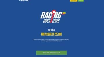 Coral Racing Super Series Offer – Free to Play Game for Horse Racing