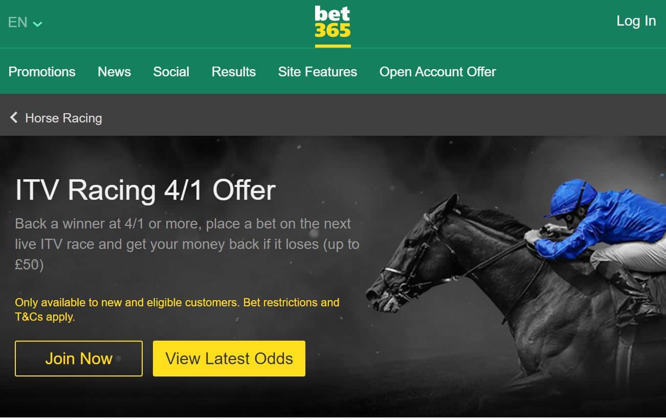 ITV Racing 41 offer bet365