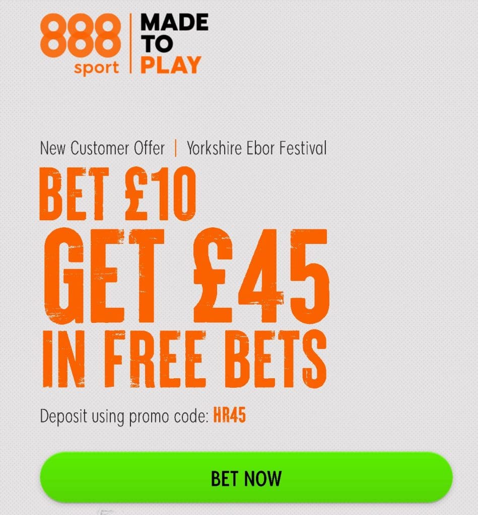 888Sport Ebor free bets