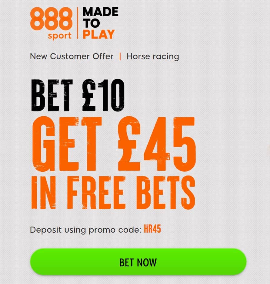 888Sport £45 in free bets