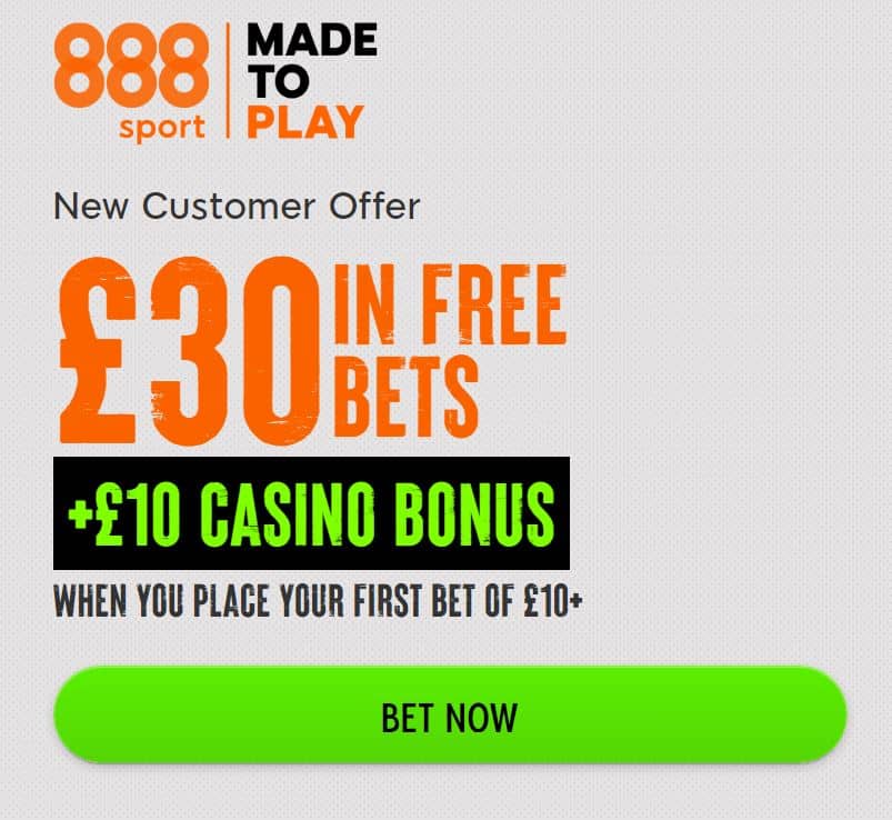 888 New Years Day free bets