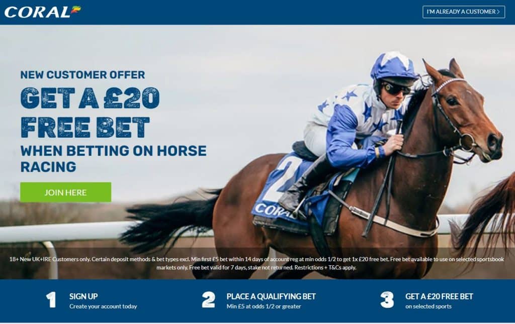 Coral Cheltenham sign-up offer