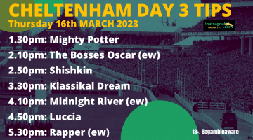 Cheltenham Thursday tips