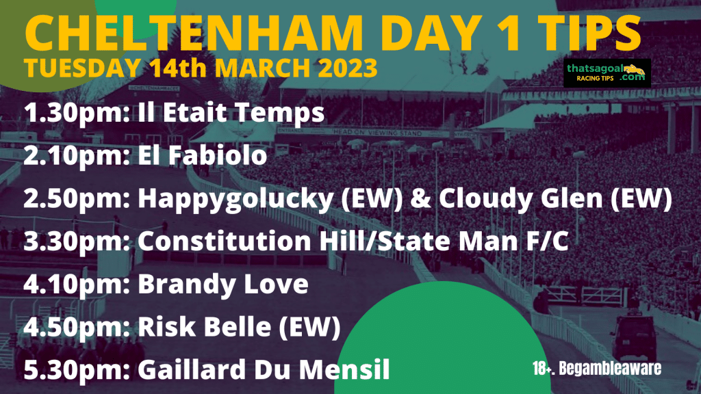 Cheltenham day 1 tips