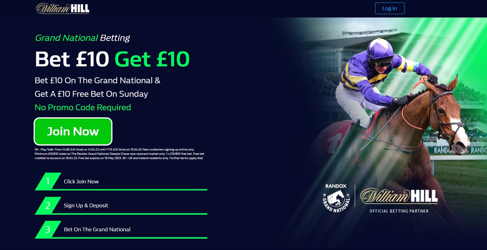 William Hill Grand National offer