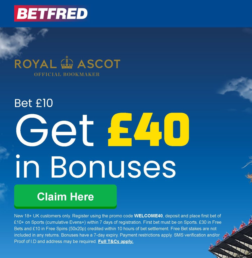 Betfred Royal Ascot sign-up offer