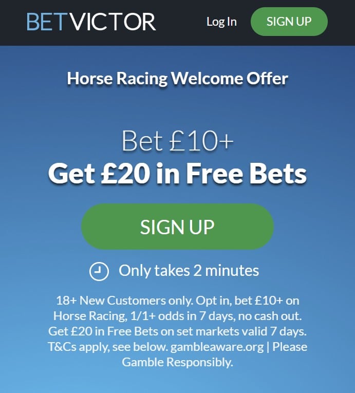 BetVictor sign-up offer