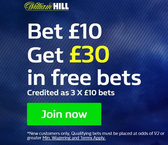 Will Hill free bet