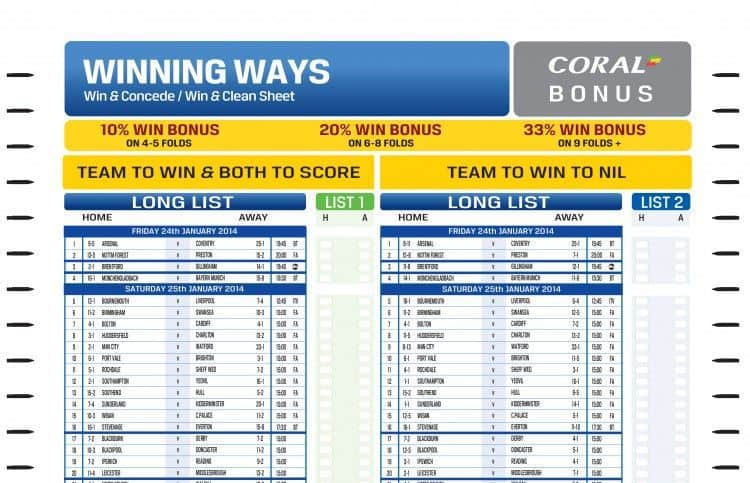 This Weekend's BTTS and Win Tips & Accumulators (William Hill Coupon)