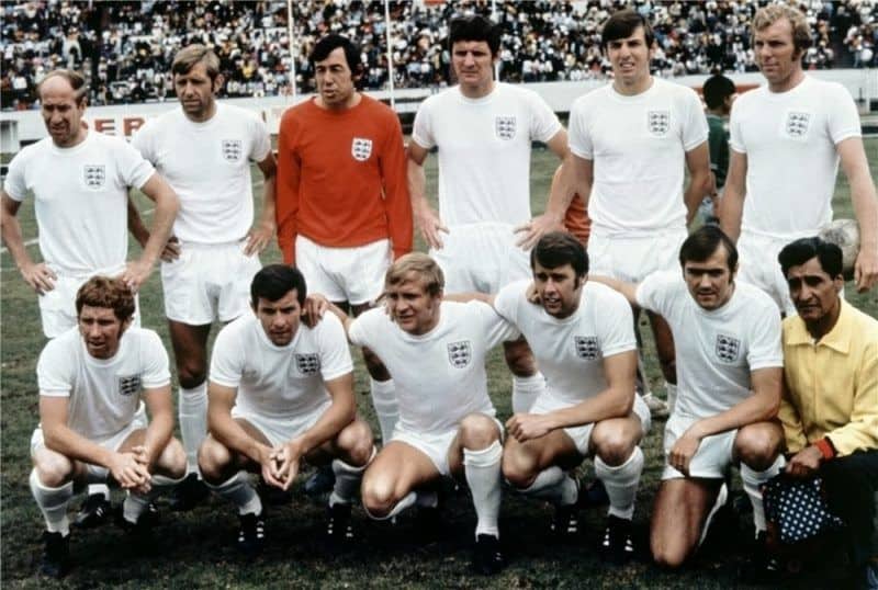 England World Cup Squad 1970