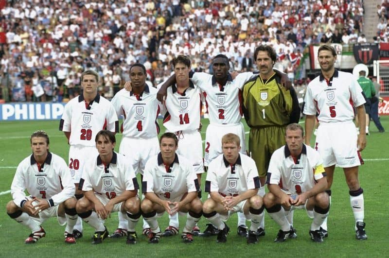 England World Cup Squad 1998