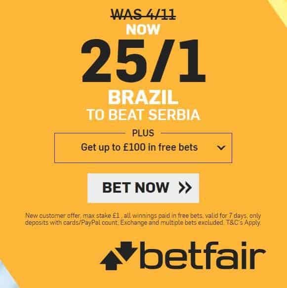 Serbia v Brazil predictions