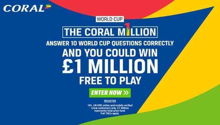 Coral £1,000,000 free to play