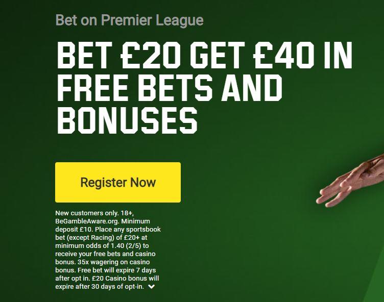 Unibet sign-up offer