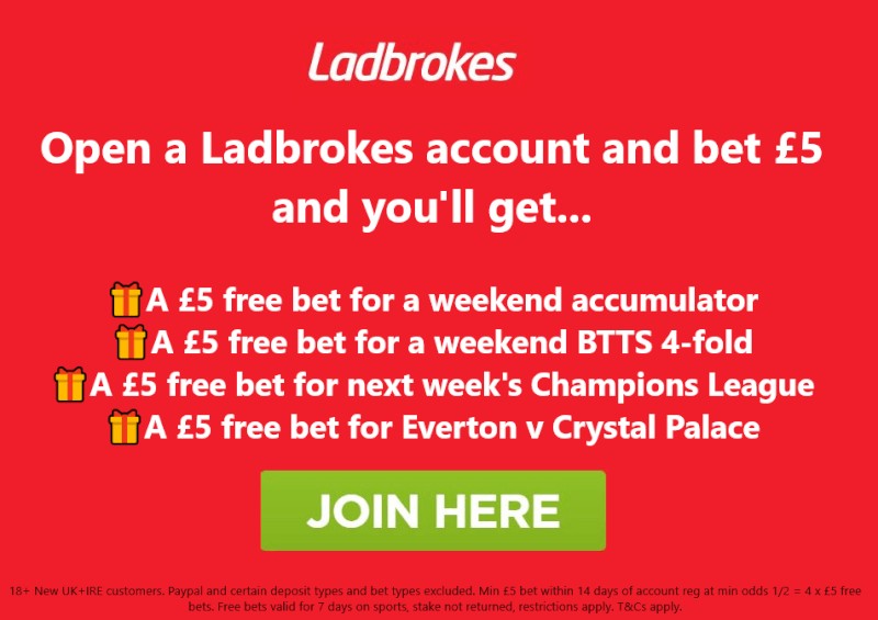 Ladbrokes sign-up offer