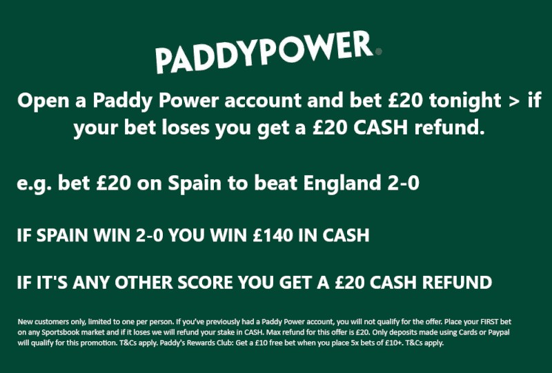 Spain vs England betting tip