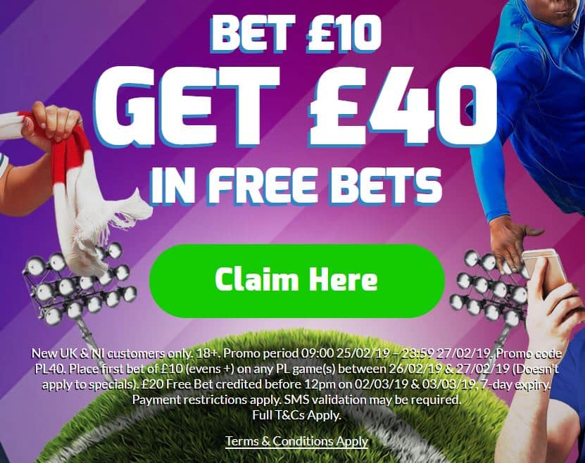 Betfred sign-up offer
