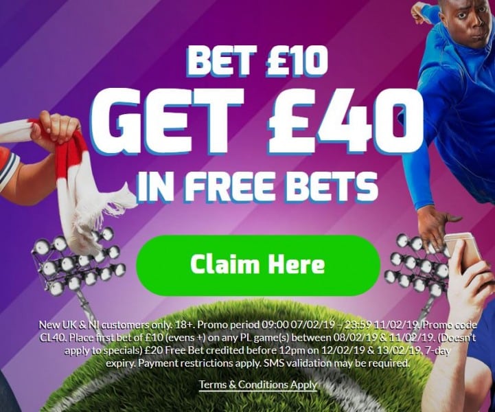 Betfred UCL free bet