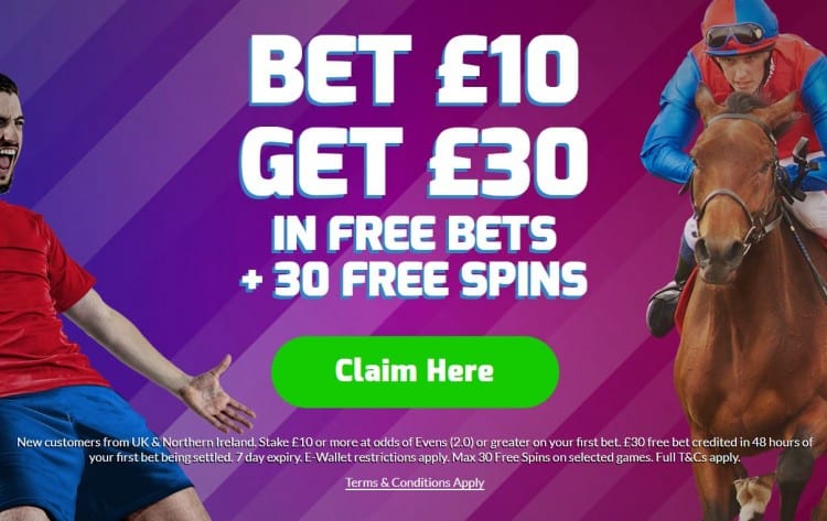 Betfred sign-up offer