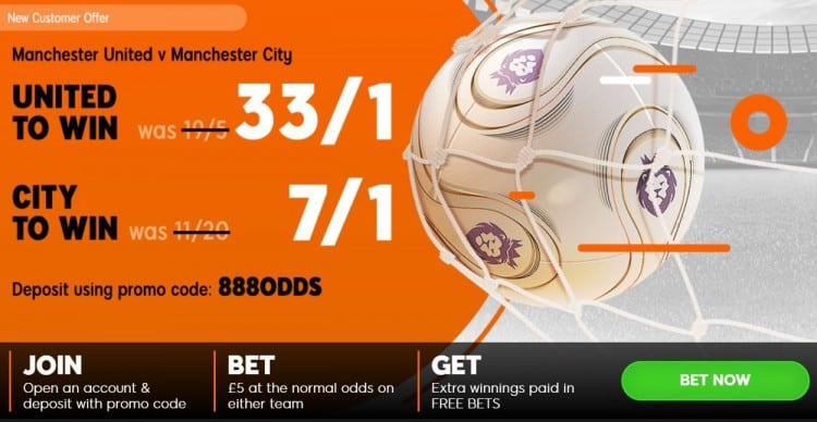 Man United v Man City betting tips