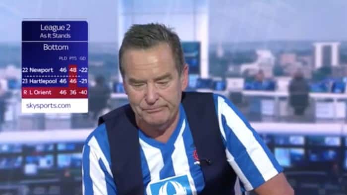 Jeff Stelling Hartlepool