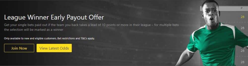 bet365 outright winner promotion