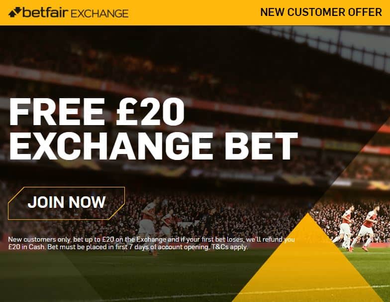 Betfair sign-up bonus