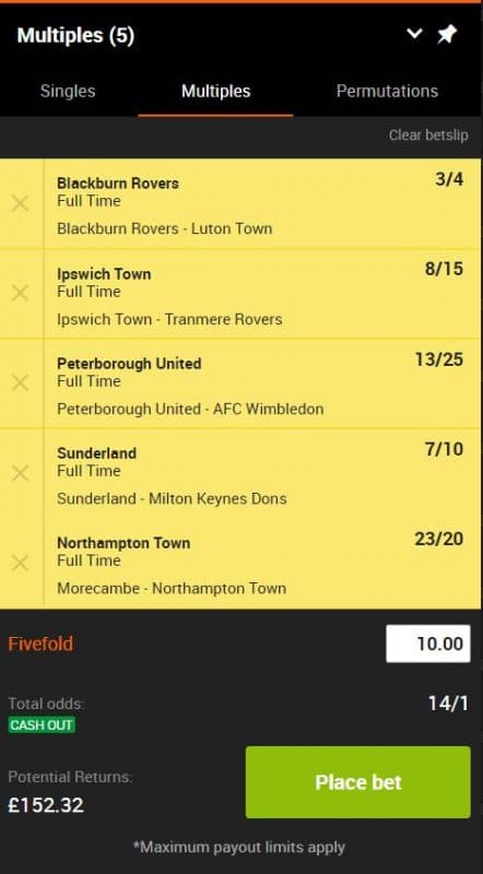 accumulator tips this weekend