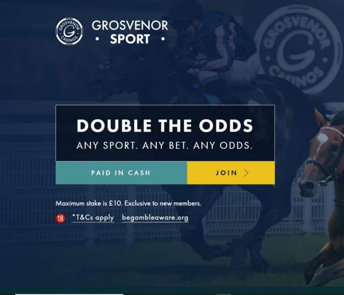 Grosvenor double odds