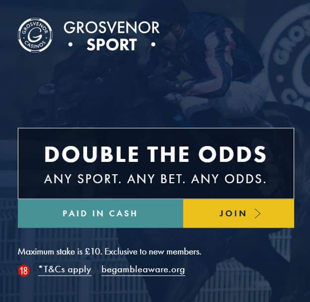 Grosvenor Sport double odds