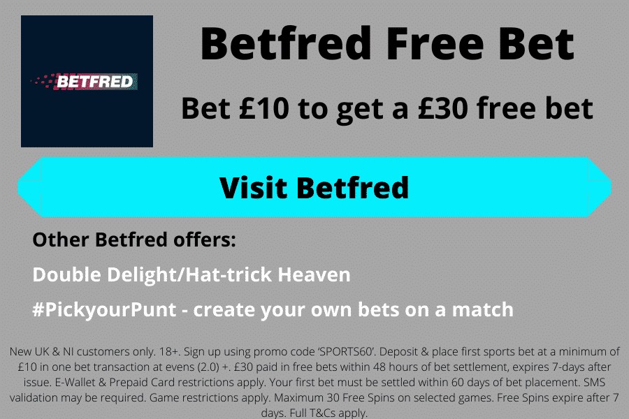 Betfred free bet