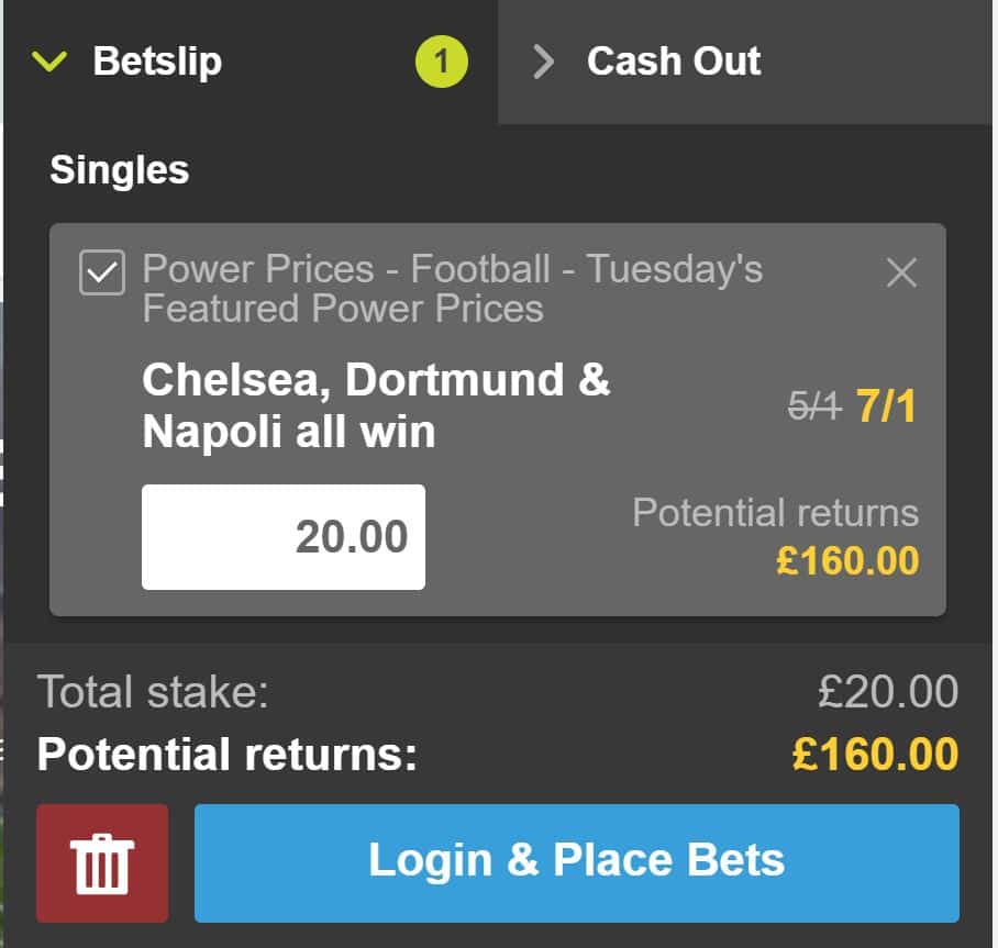 Champions League tips