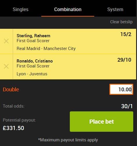 Champions League tips