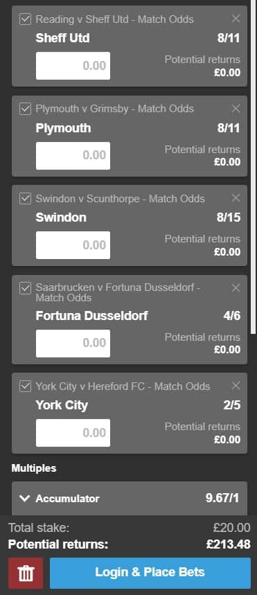 Accumulator tips