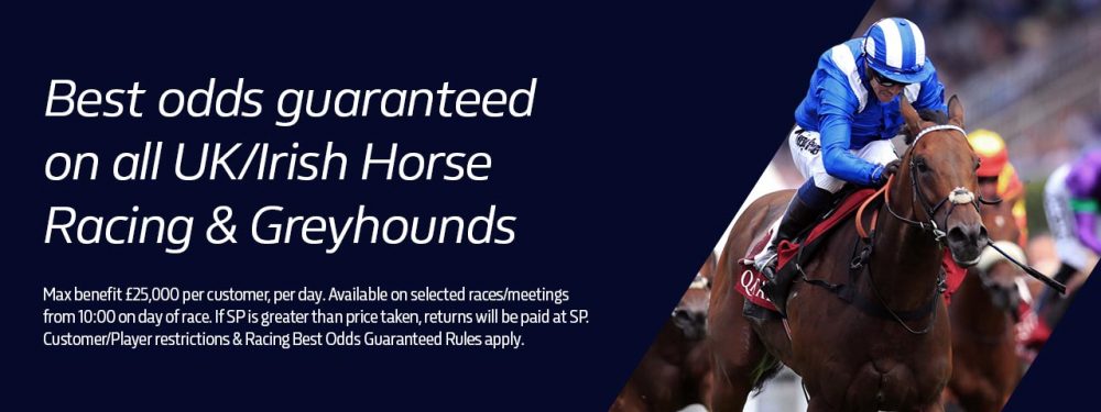 William Hill best odds guaranteed horse racing