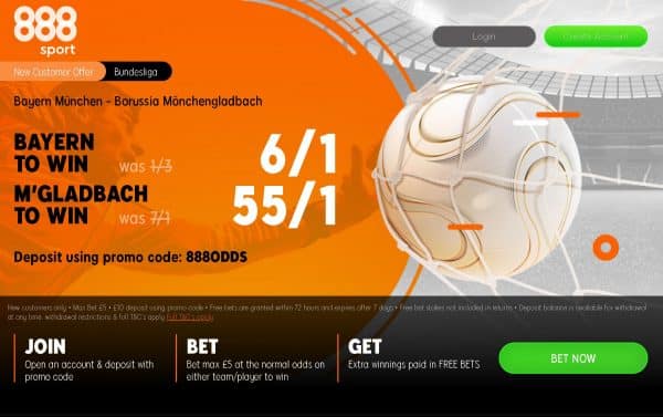 Bayern vs Monchengladach price boosts