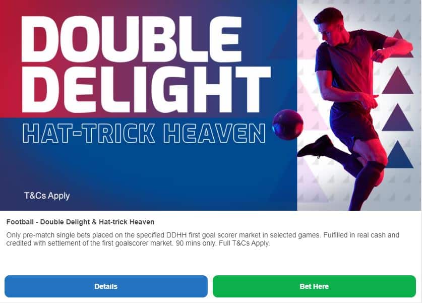 Betfred double delight hat-trick heaven