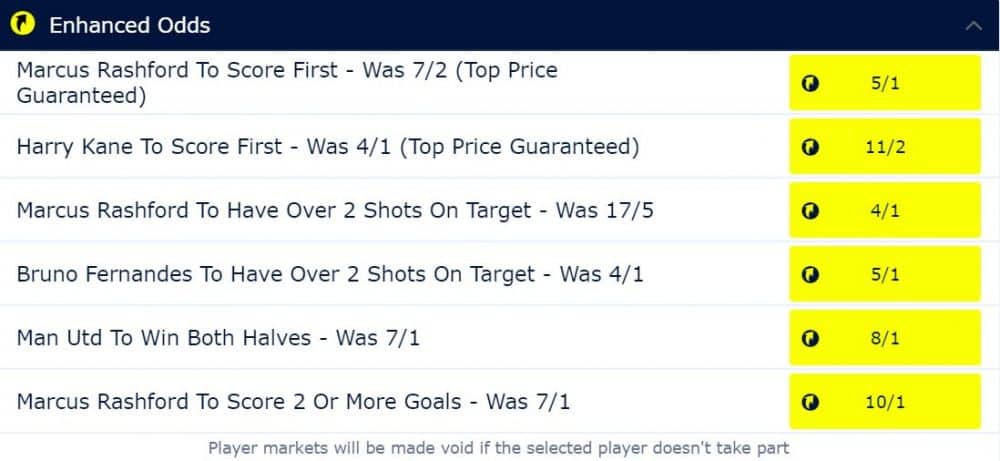 Spurs vs Man United betting tips
