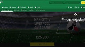 Man City vs Liverpool predictor game