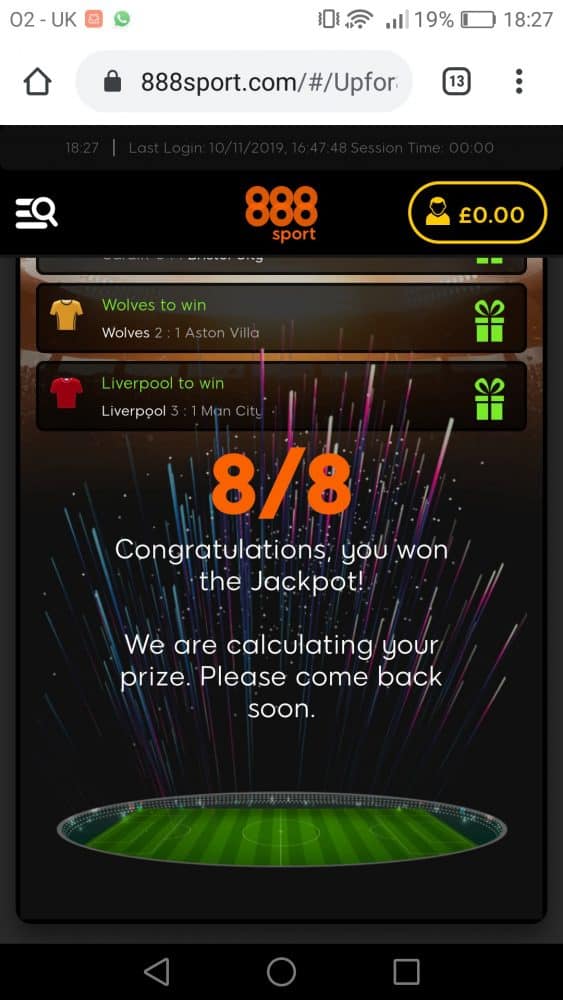 888sport Free Football Predictor - 8 Games, 8 Results, £8K Top Prize