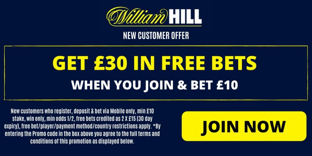 William Hill free bet