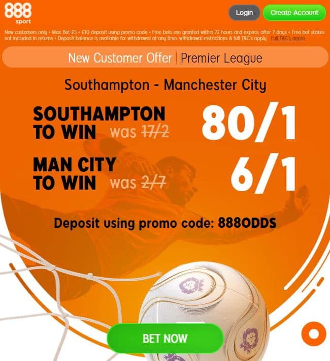 Southampton Man City boosts